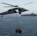 USS Tripoli Vertical Replenishment and Mail Delivery