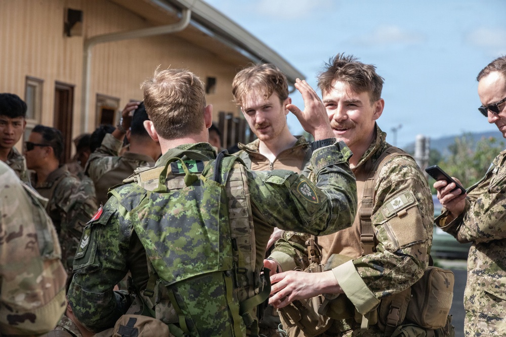 Allied and Partner Forces Conduct Cold Load Training at Schofield Barracks