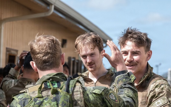 Allied and Partner Forces Conduct Cold Load Training at Schofield Barracks