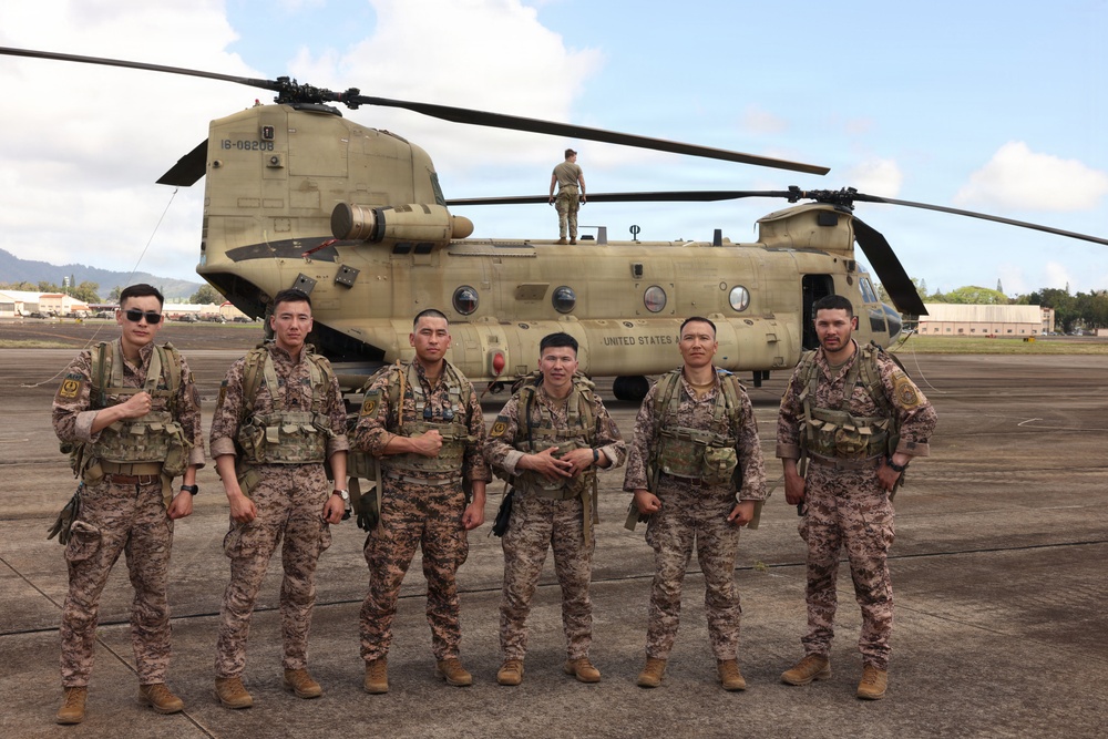 Allied and Partner Forces Conduct Cold Load Training at Schofield Barracks