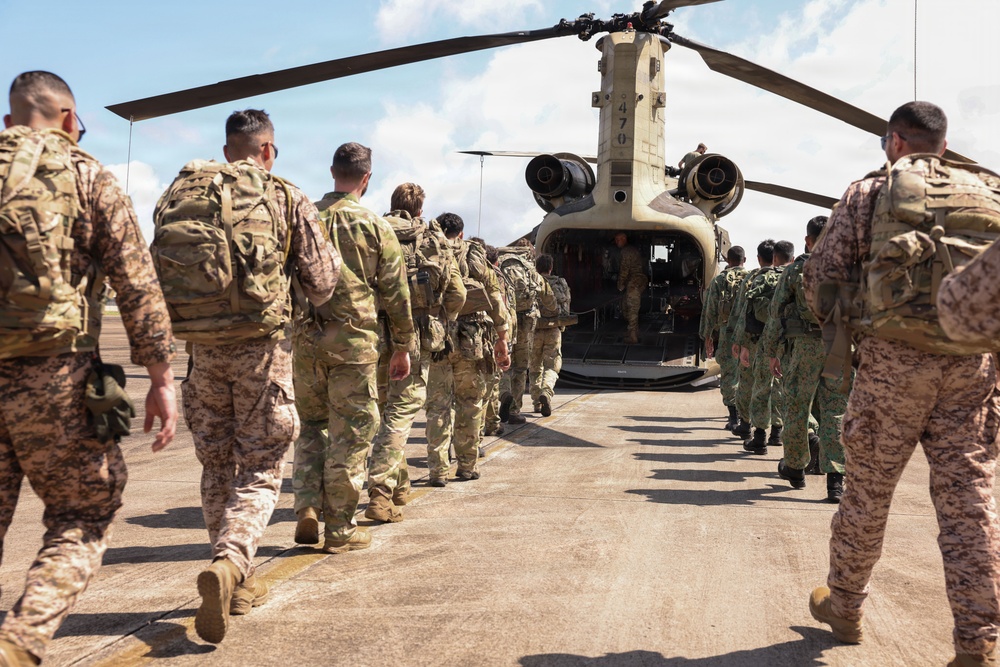 Allied and Partner Forces Conduct Cold Load Training at Schofield Barracks