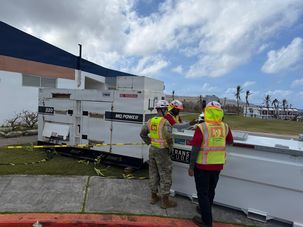 USACE Continues Support to Saipan Post Super Typhoon Sinlaku