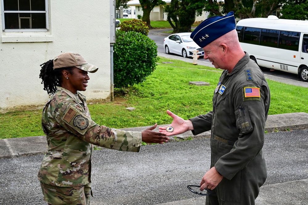 5th Air Force commander visits Kadena, underscores readiness