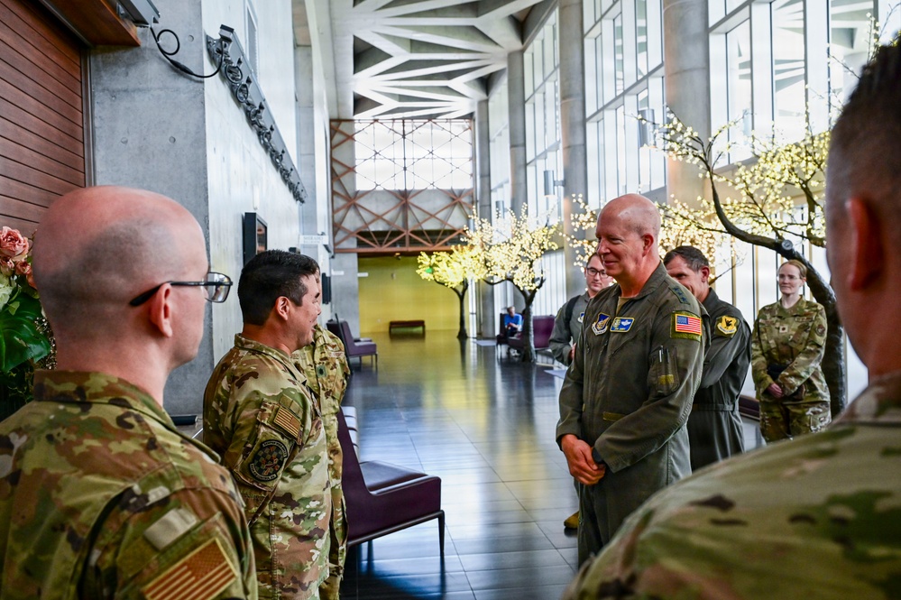 5th Air Force commander visits Kadena, underscores readiness