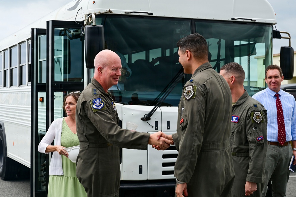 5th Air Force commander visits Kadena, underscores readiness