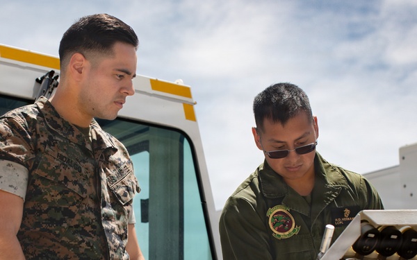 VMFA-232 Train out of Gwangju Air Base