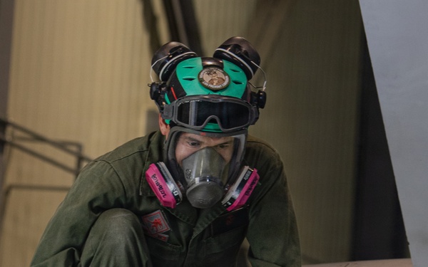 VMFA-232 Train out of Gwangju Air Base