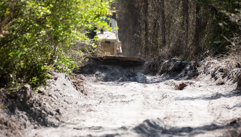Georgia National Guard Engineers Provide Ground Support in Multiagency Wildfire Response