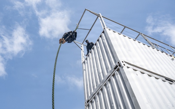 Obangame Express 2026 participants conduct a VBSS demonstration