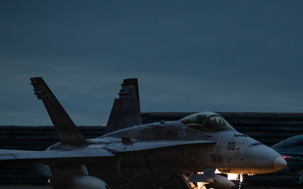 VMFA-232 Train out of Gwangju Air Base