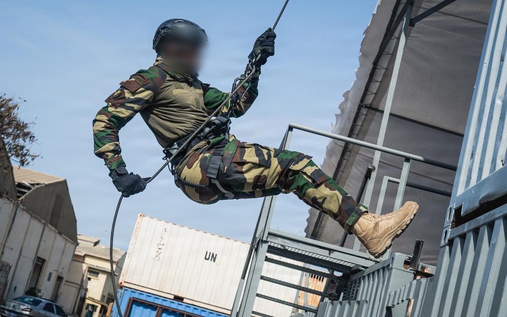 Obangame Express 2026 rappel and VBSS scenario training