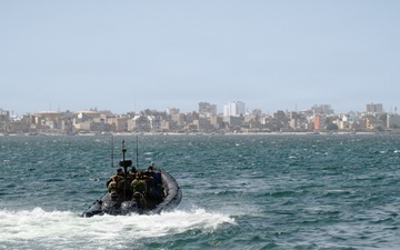 Obangame Express 2026 Rigid Hull Inflatable Boat ride for VBSS training