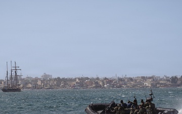 Obangame Express 2026 Rigid Hull Inflatable Boat ride for VBSS training