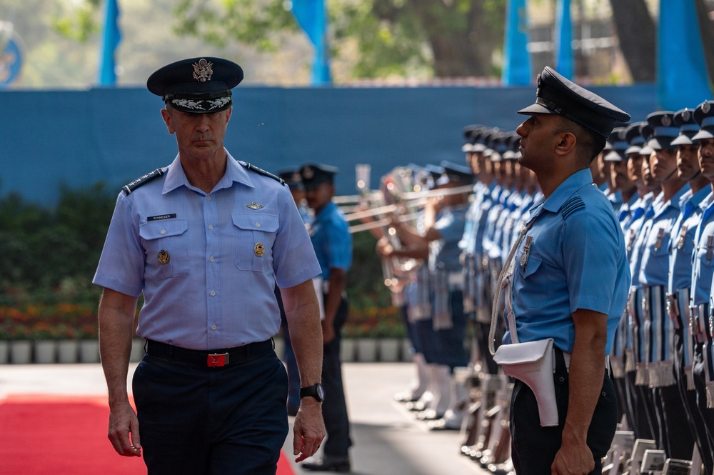 Pacific Air Forces Commander visits India