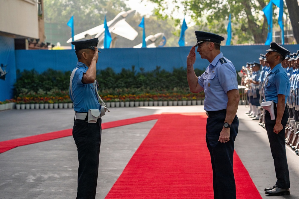 Pacific Air Forces Commander visits India