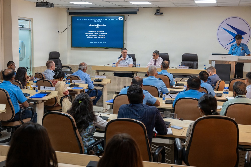 Pacific Air Forces Commander visits India