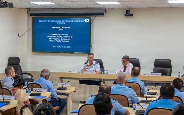 Pacific Air Forces Commander visits India