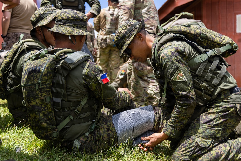 International Soldiers Undergo Familiarization Training During PLFTRC