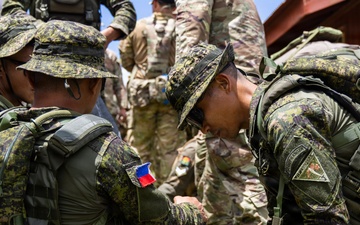 International Soldiers Undergo Familiarization Training During PLFTRC