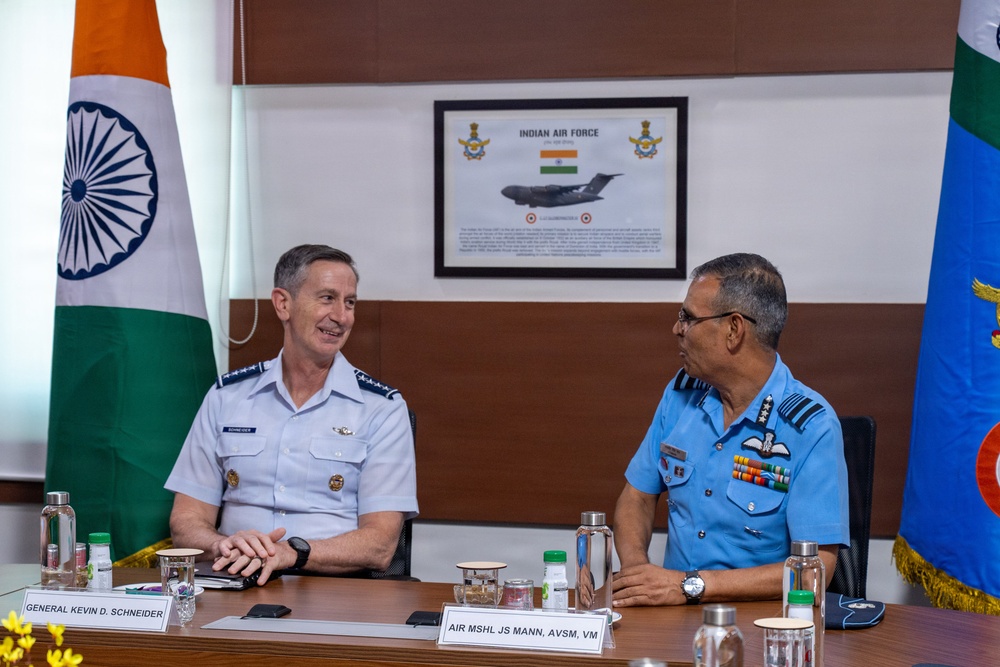 Pacific Air Forces Commander visits India