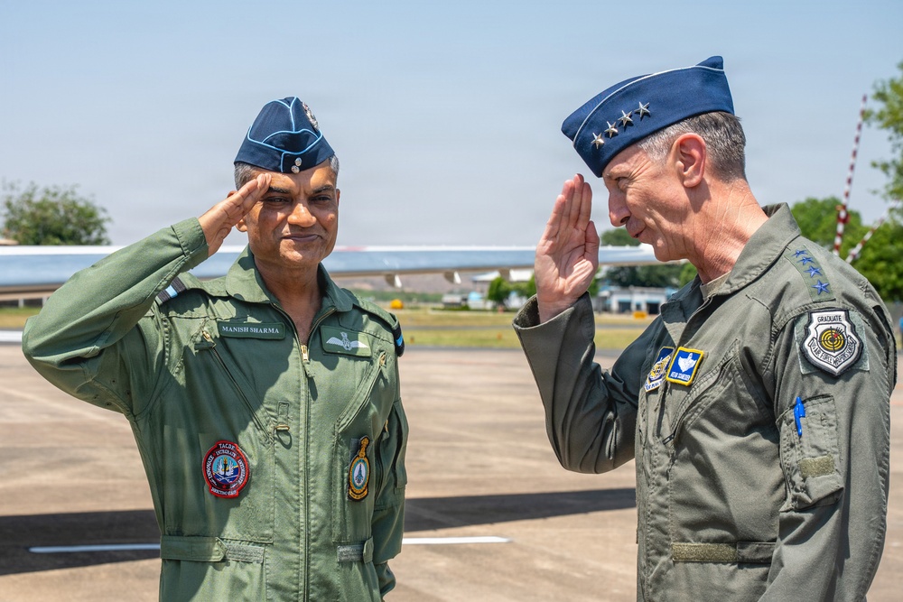 Pacific Air Forces Commander visits India