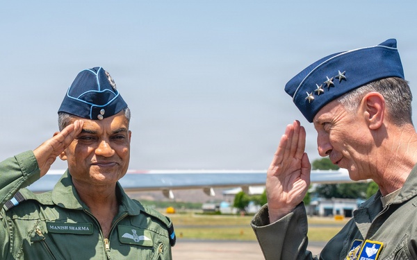 Pacific Air Forces Commander visits India