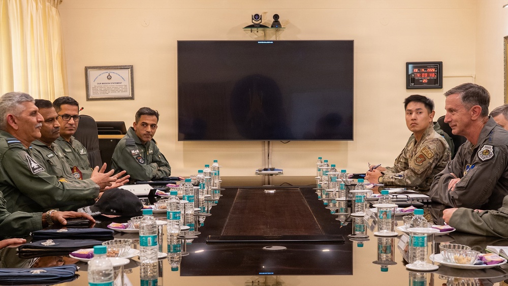 Pacific Air Forces Commander visits India