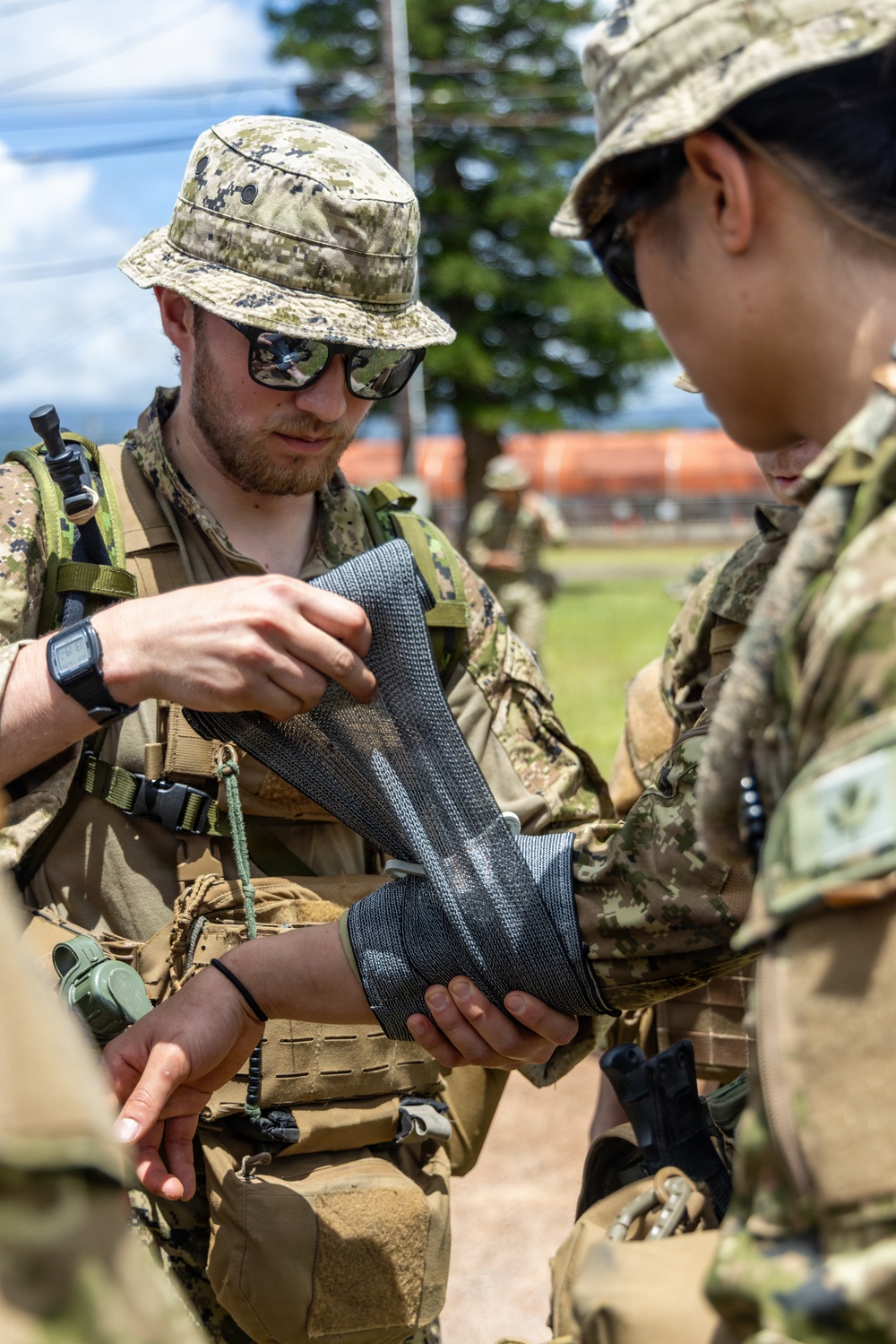 International Soldiers Undergo Familiarization Training During PLFTRC