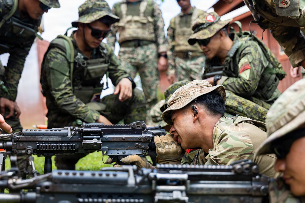 International Soldiers Undergo Familiarization Training During PLFTRC