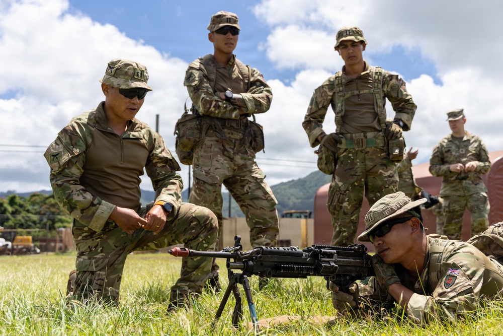 International Soldiers Undergo Familiarization Training During PLFTRC