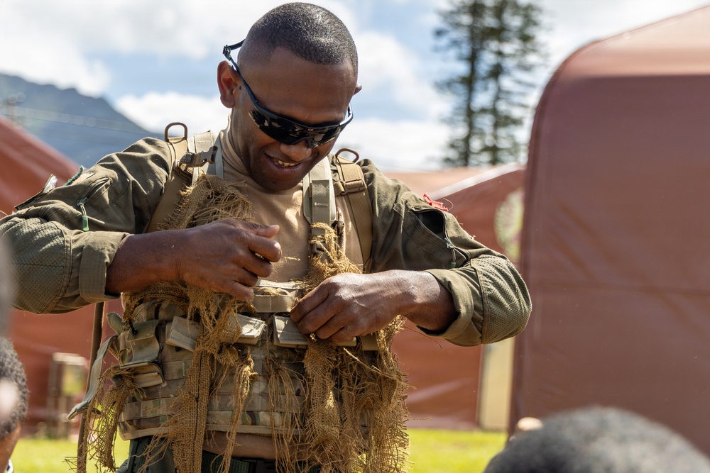 International Soldiers Undergo Familiarization Training During PLFTRC