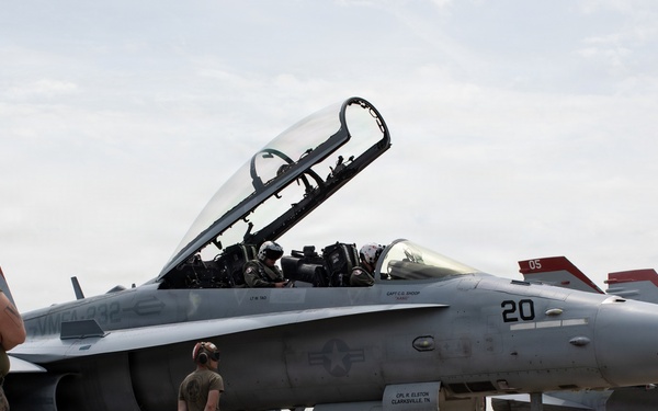 VMFA-232 Train out of Gwangju Air Base