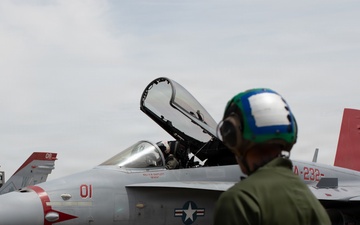 VMFA-232 Train out of Gwangju Air Base