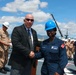 Senior Advisor to Secretary of War Visits Sailors aboard USS William P. Lawrence