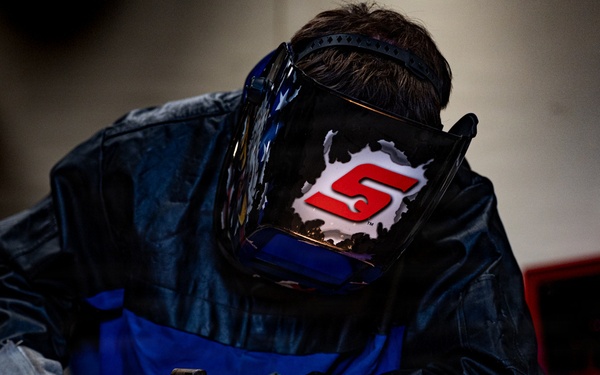 35th MXS Airman hones metalwork skills during training