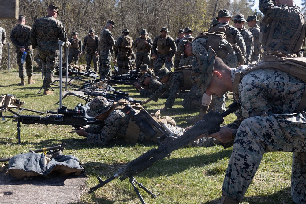 CLB-24 Marines hone marksmanship in the Baltic Region