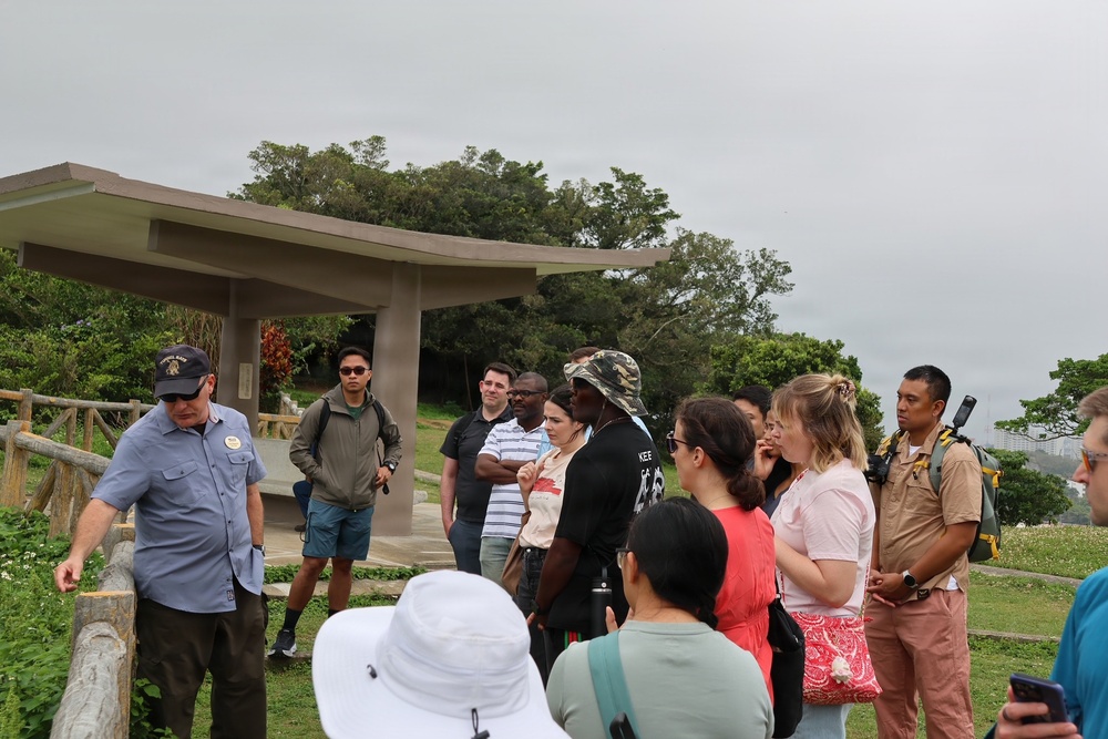 U.S. Naval Hospital Okinawa Wardroom Observes the Start of the Battle of Okinawa