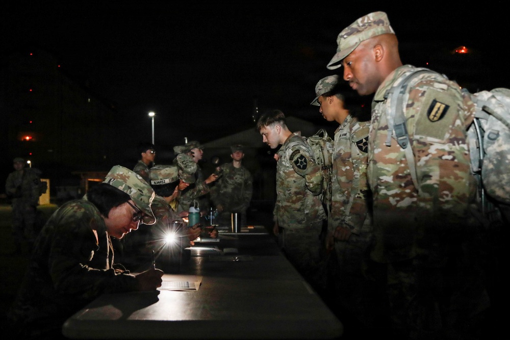 1SIG BDE Signal Month:1st Signal Brigade Soldiers complete Norwegian Foot March at Camp Humphreys.