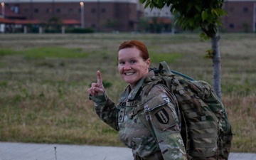 1SIG BDE Signal Month:1st Signal Brigade Soldiers complete Norwegian Foot March at Camp Humphreys.