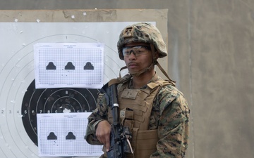 CLB-24 Marines conduct battlesight zero range in Sweden