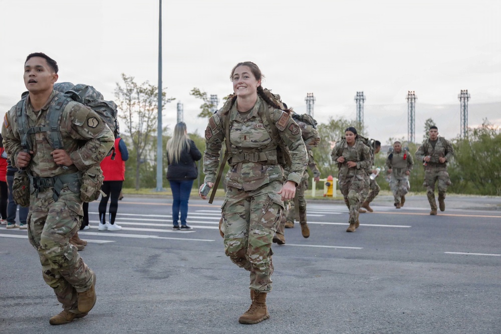 1SIG BDE Signal Month:1st Signal Brigade Soldiers complete Norwegian Foot March at Camp Humphreys.