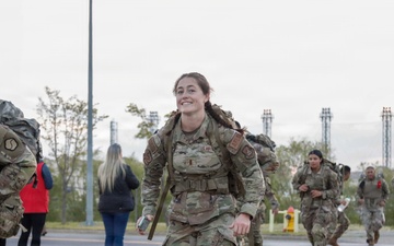 1SIG BDE Signal Month:1st Signal Brigade Soldiers complete Norwegian Foot March at Camp Humphreys.