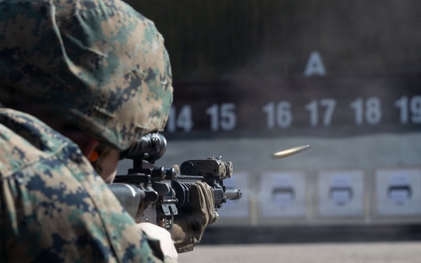 CLB-24 Marines conduct battlesight zero range in Sweden