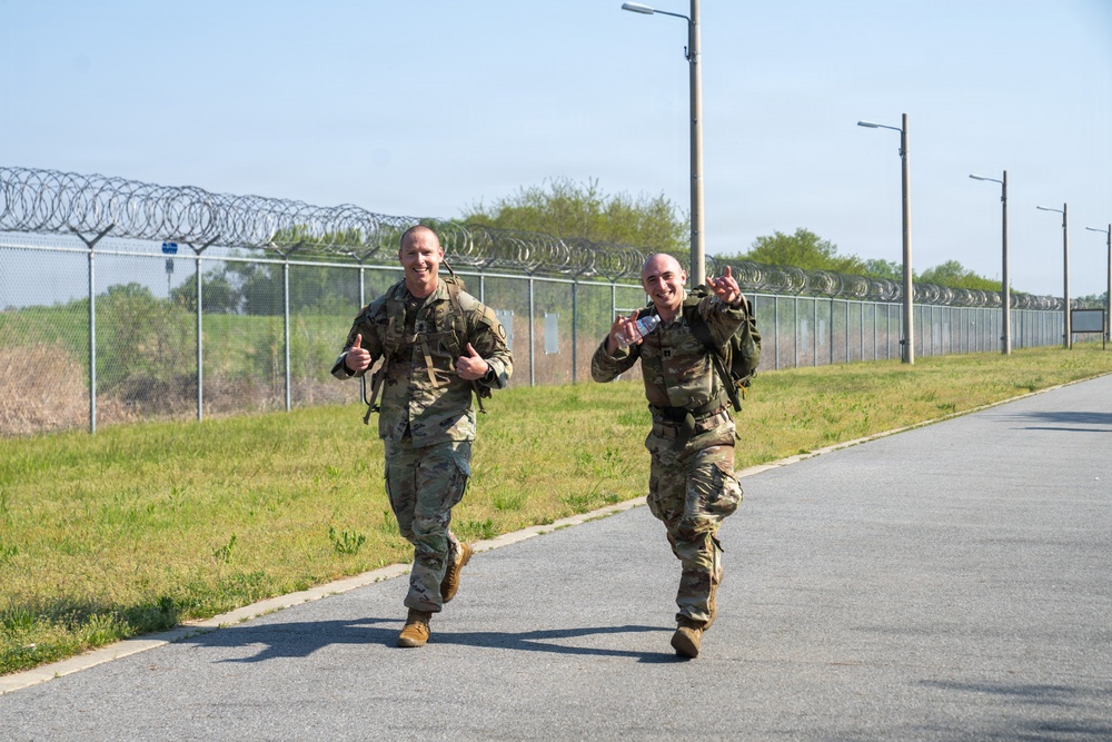 1st Signal Brigade Hosts Norwegian Foot march to Celebrate 60th Anniversary at Camp Humphreys