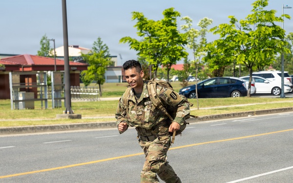 1st Signal Brigade Hosts Norwegian Foot march to Celebrate 60th Anniversary at Camp Humphreys