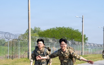 1st Signal Brigade Hosts Norwegian Foot march to Celebrate 60th Anniversary at Camp Humphreys