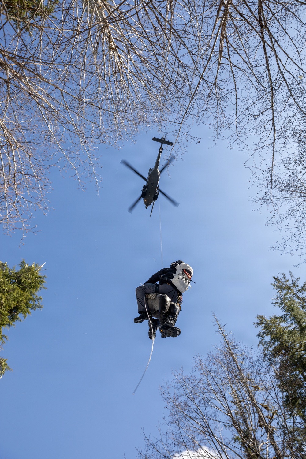 176th Wing Air National Guardsmen partner with Army and Coast Guard helicopter aviators during SAREX 2026
