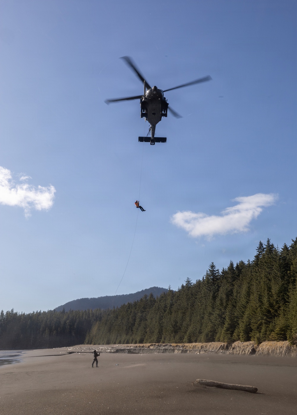 176th Wing Air National Guardsmen partner with Army and Coast Guard helicopter aviators during SAREX 2026