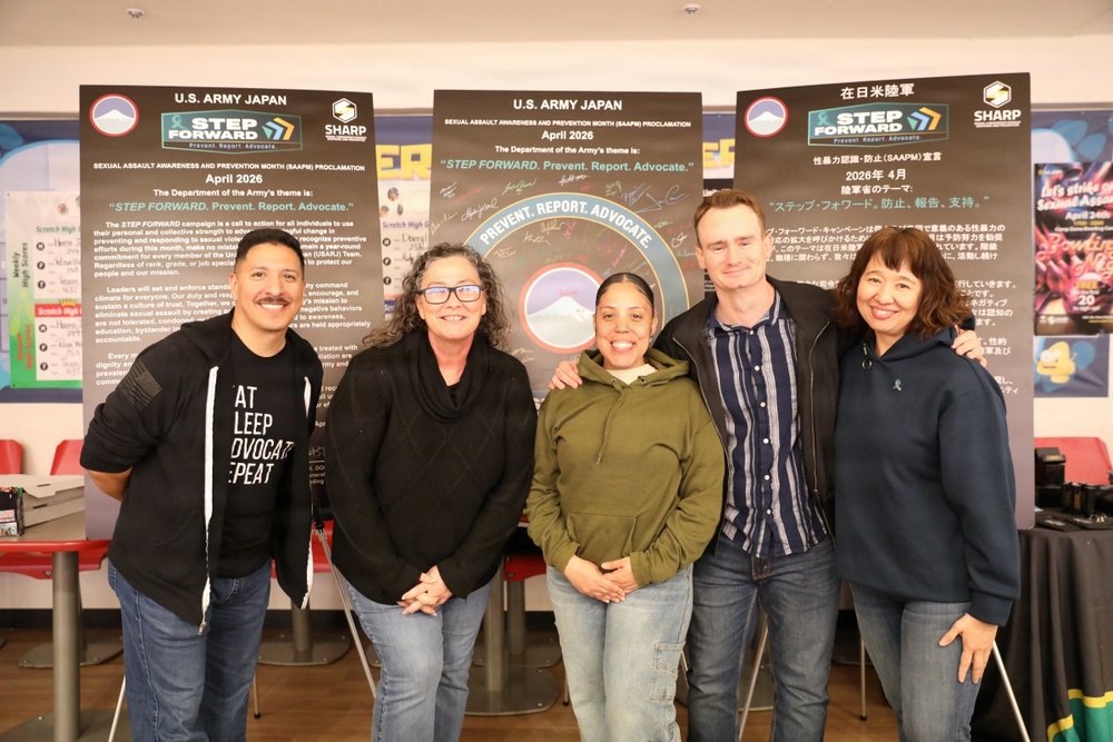 Camp Zama community shoulders weight together throughout Sexual Assault Awareness and Prevention Month