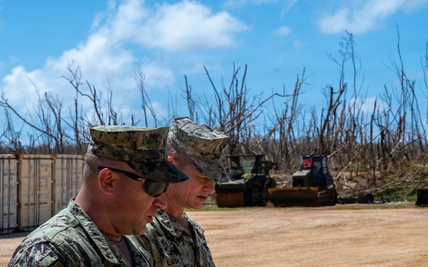 JTF - Micronesia Commander visits Tinian